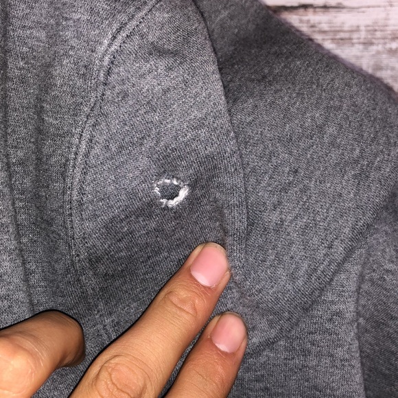 Nike Mens sweat shirt/hoodie 2XL green and gray in color outdoor gym wear - Picture 5 of 5